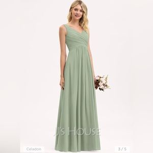Celadon Bridesmaid Dress